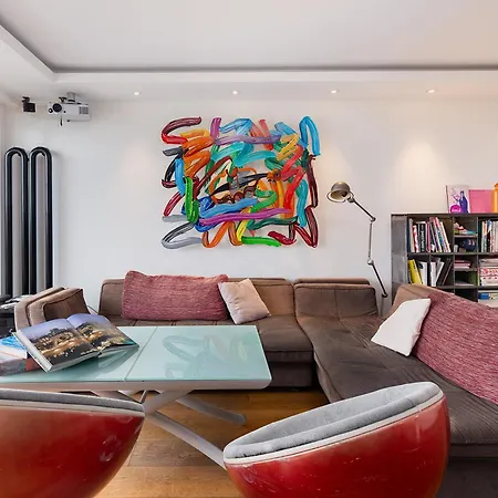 Floor With Eiffel Tower View And Roof Apartmán Paříž