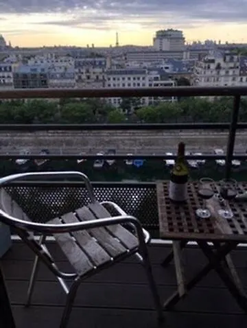 Floor With Eiffel Tower View And Roof アパート パリ