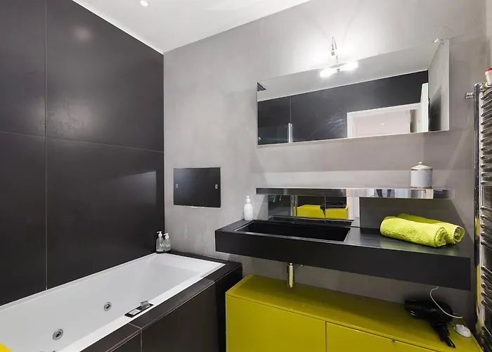 Floor With Eiffel Tower View And Roof アパート *