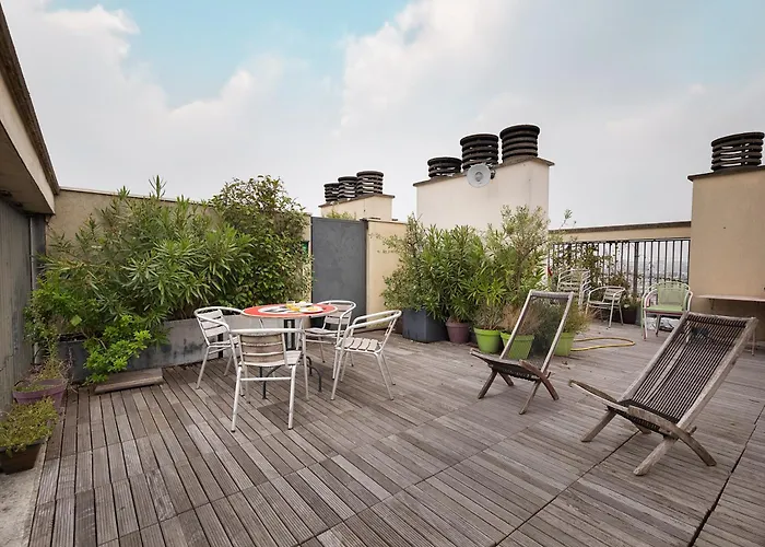 アパート Floor With Eiffel Tower View And Roof *