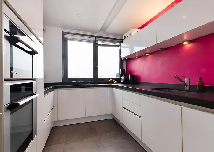 Floor With Eiffel Tower View And Roof アパート